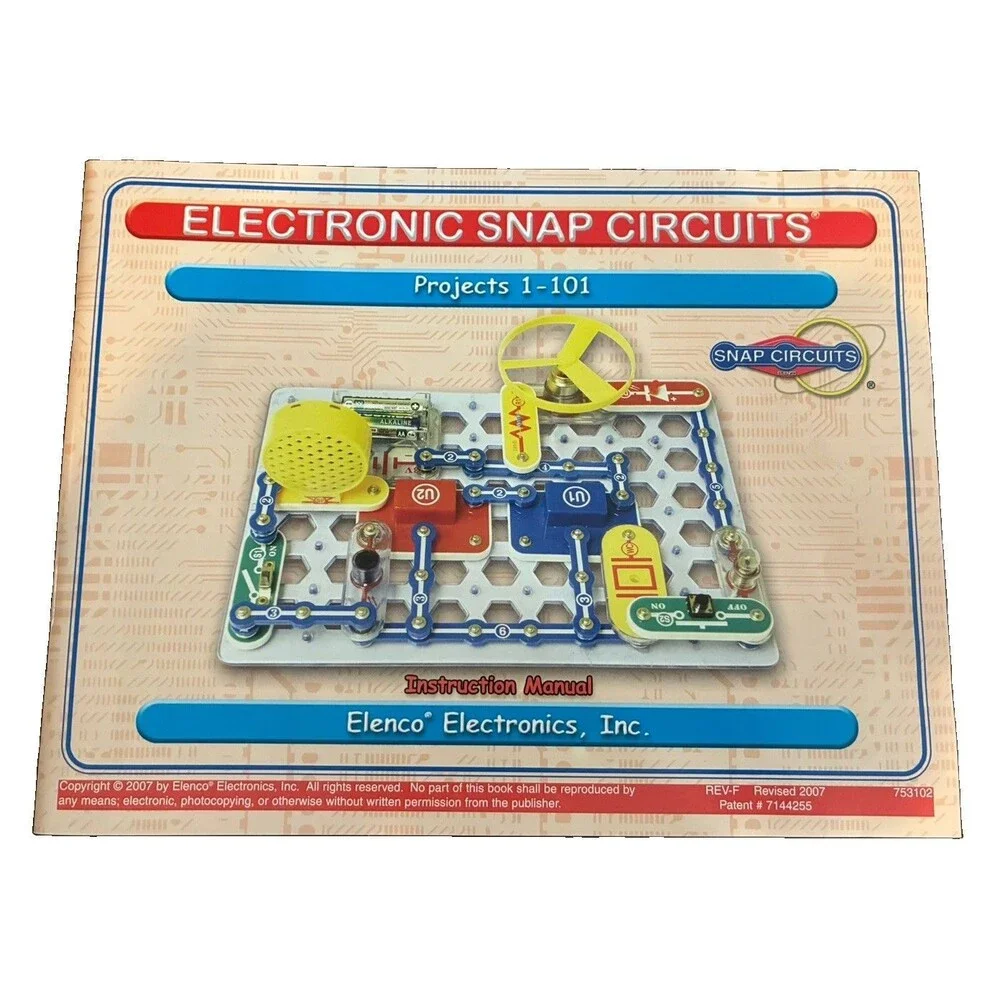 ELENCO Snap Circuits Jr. Building Kit, Ages 8-108